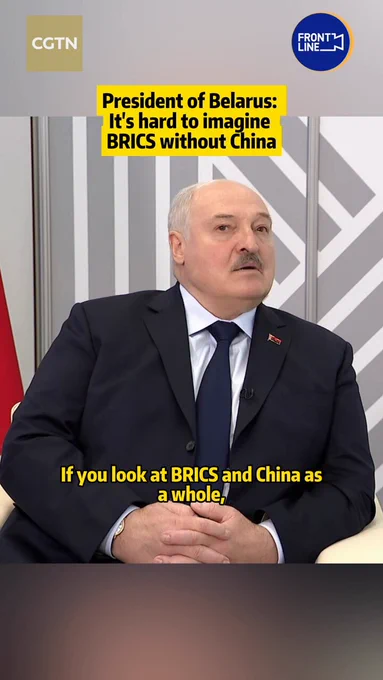 Belarus Cumhurbaşkanı Lukaşenko: Çin, BRICS'in Önemli Bir Desteği