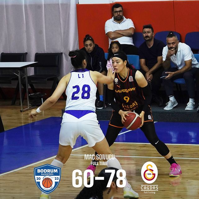 Galatasaray, YTR Gayrimenkul Bodrum Basketbol'u mağlup ederek 5. haftayı galibiyetle tamamladı