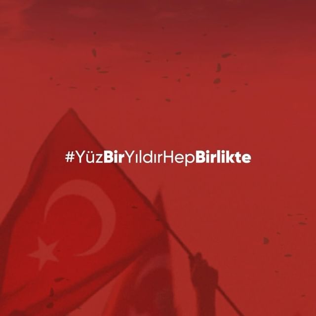 Türkiye Cumhuriyeti'nin 101. Yılı Kutlanıyor