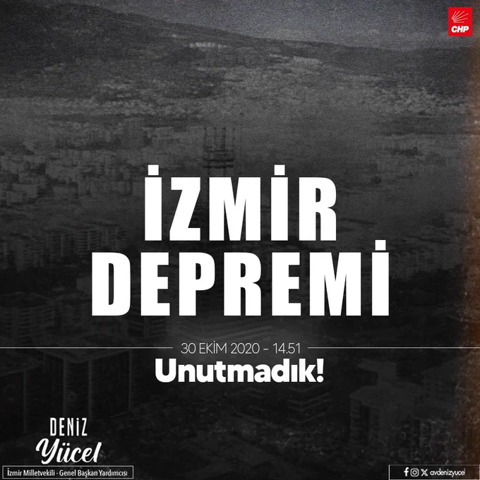 İzmir Depreminin Yıl Dönümünde 117 Kişi Anıldı