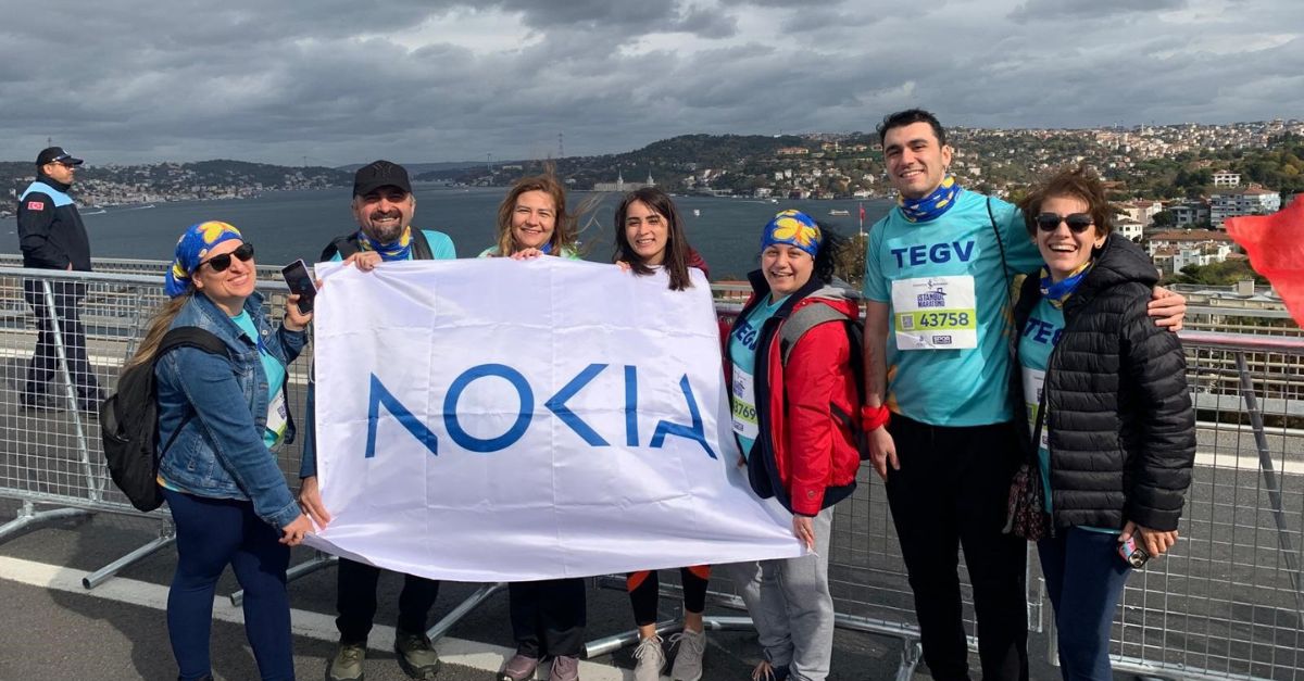 Nokia'nın #TeamNokia Takımı İstanbul Maratonu'na Katıldı