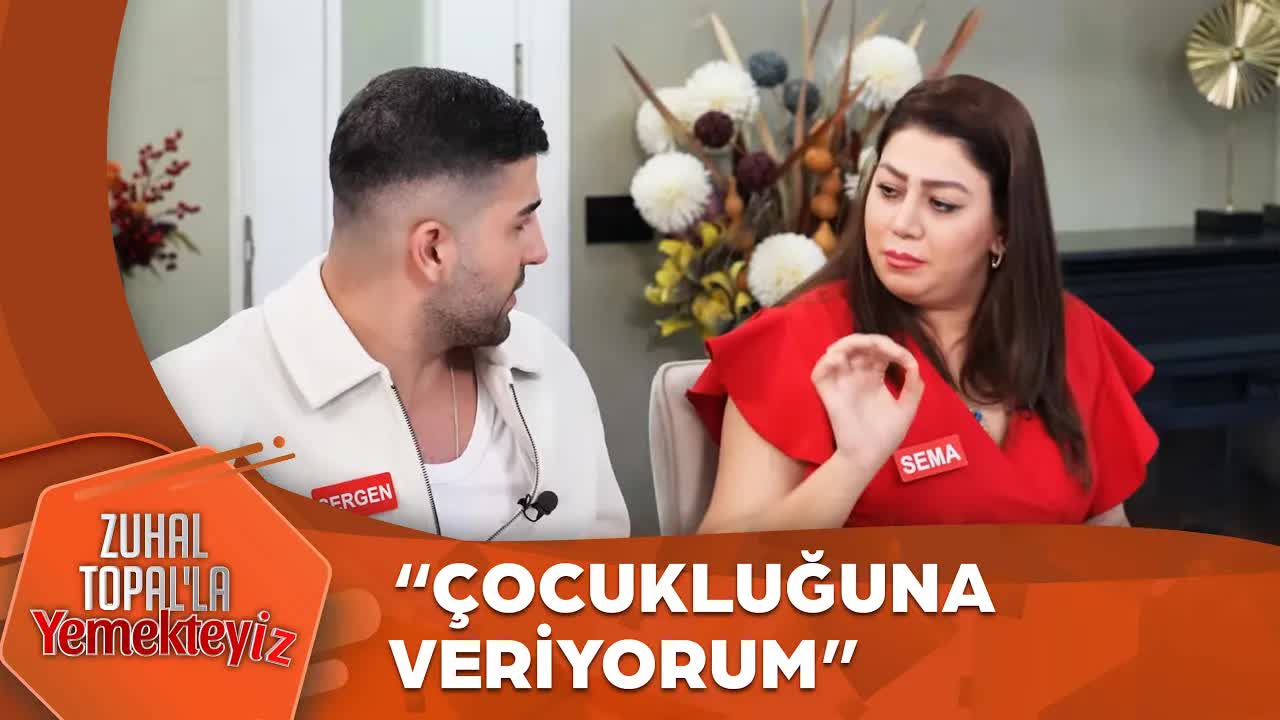 Yemekteyiz Programında Sema ve Sergan Arasındaki Gerginlik Dikkat Çekti