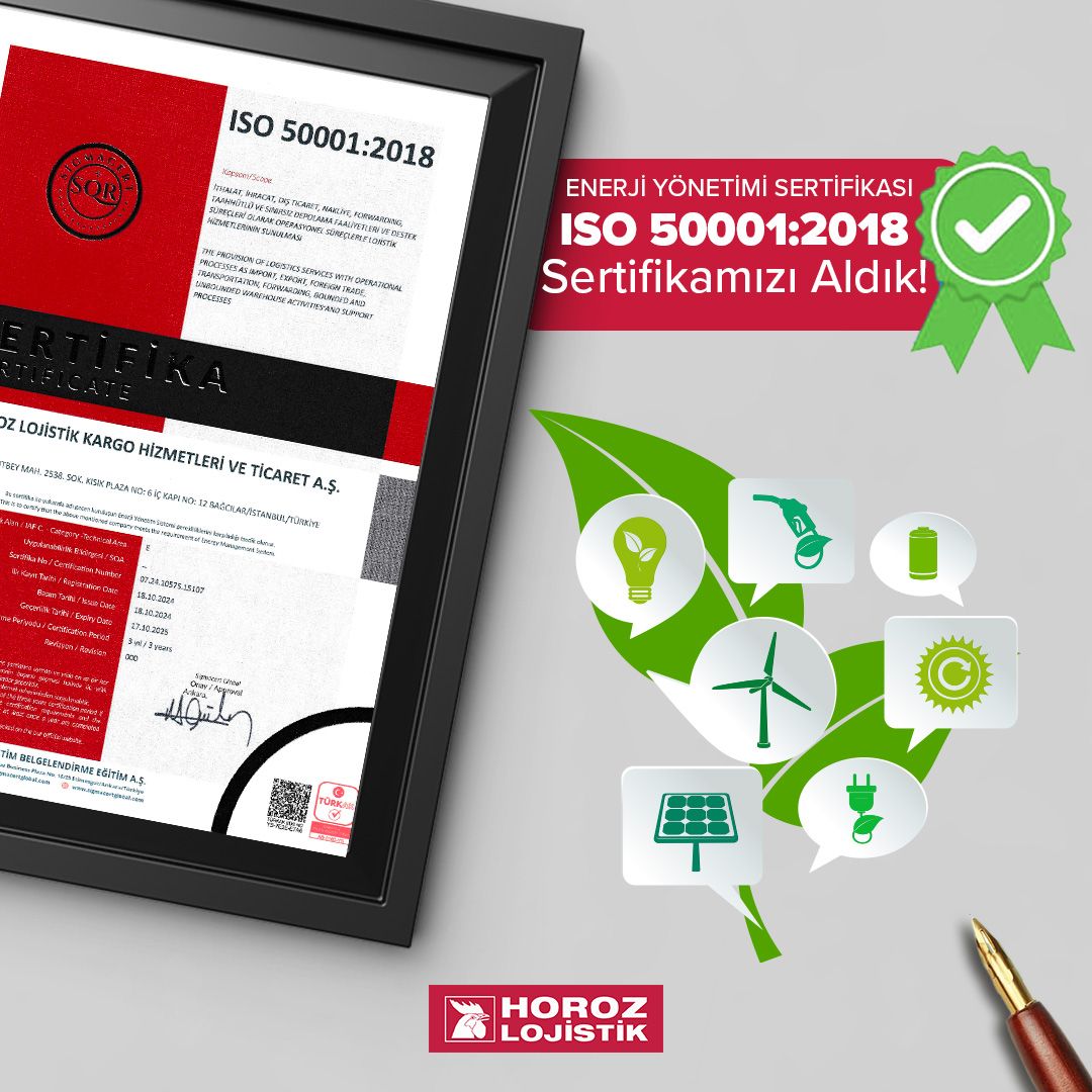 Enerji Verimliliğinde Yeni Adım: ISO 50001:2018 Sertifikası Alındı