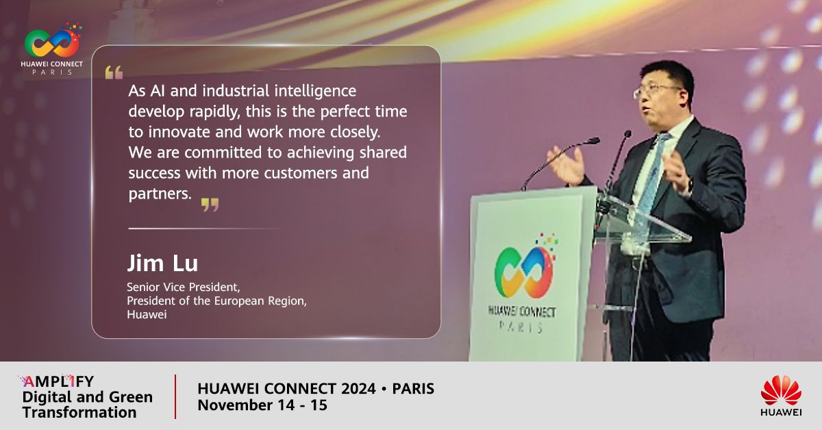 Huawei Connect 2024 Etkinliği Paris'te Gerçekleştirildi