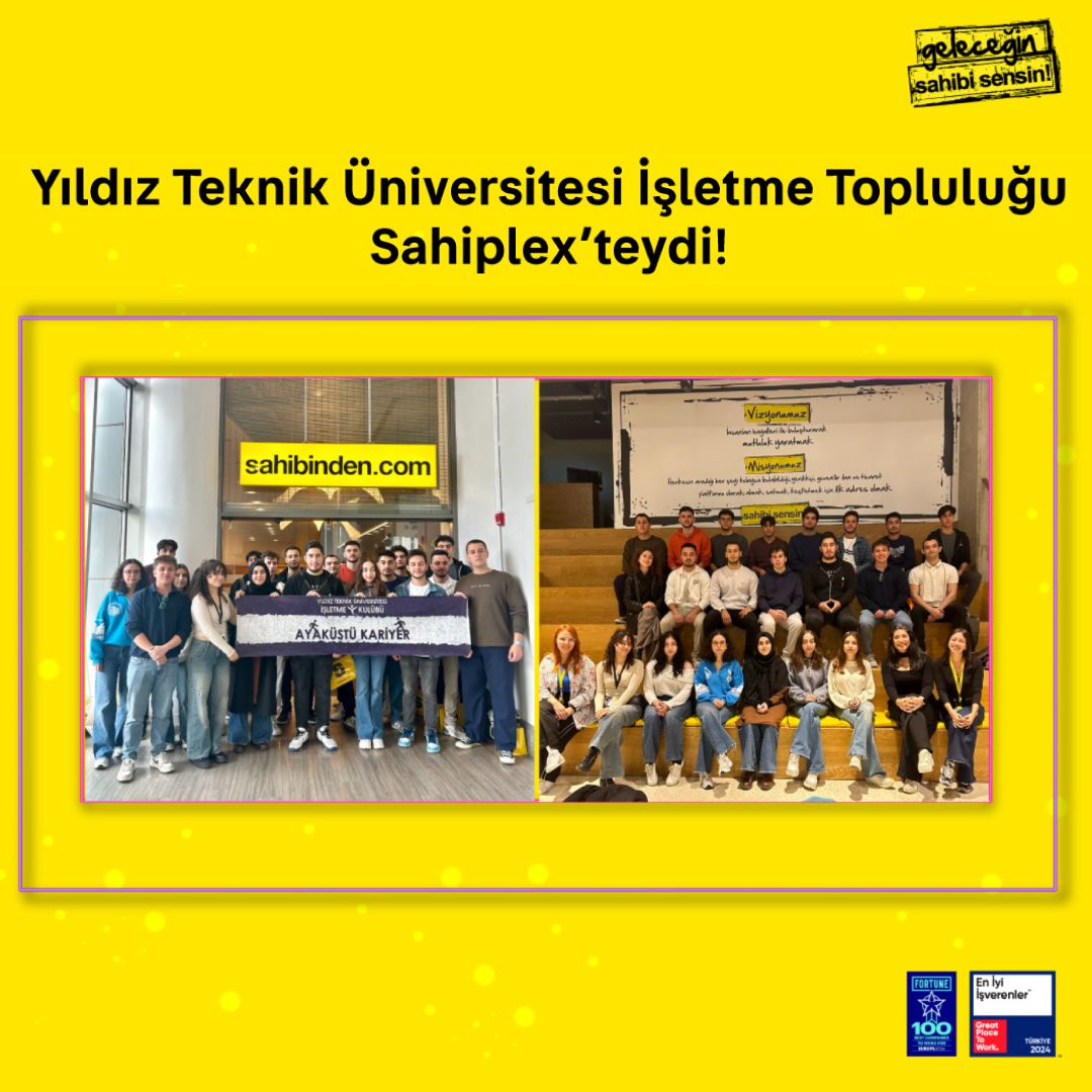 Yıldız Teknik Üniversitesi İşletme Topluluğu, Sahiplex'te Gerçekleşen Etkinlikte Bir Araya Geldi