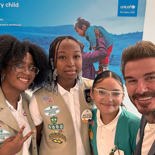 Dünya Çocuklar Günü'nde David Beckham UNICEF Genel Merkezi'ni Ziyaret Etti