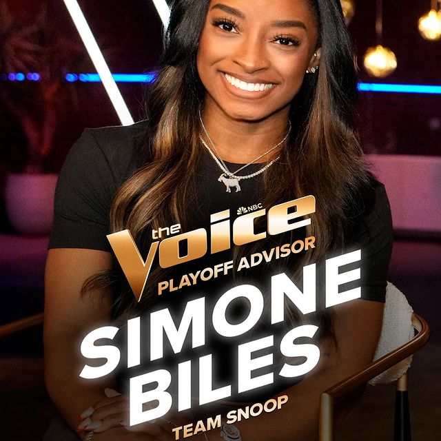 Simone Biles, The Voice Programında Yer Alacak