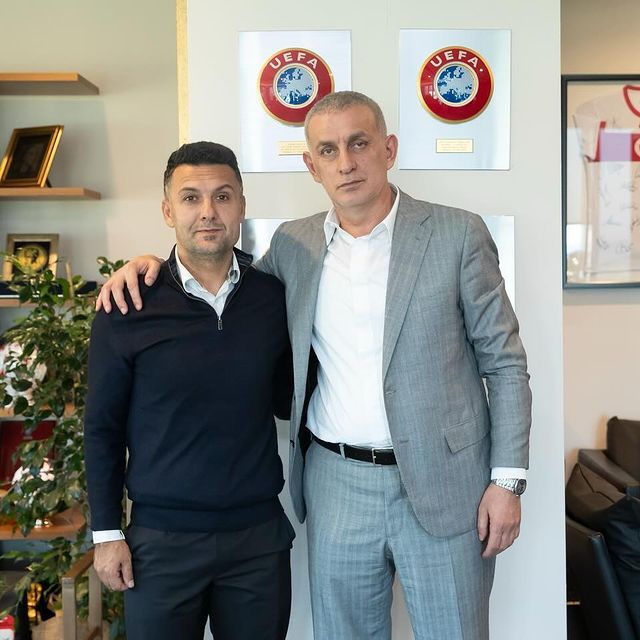 TFF Başkanı Hacıosmanoğlu ve Avrupa Direktörü Baştürk Arasında Önemli Toplantı