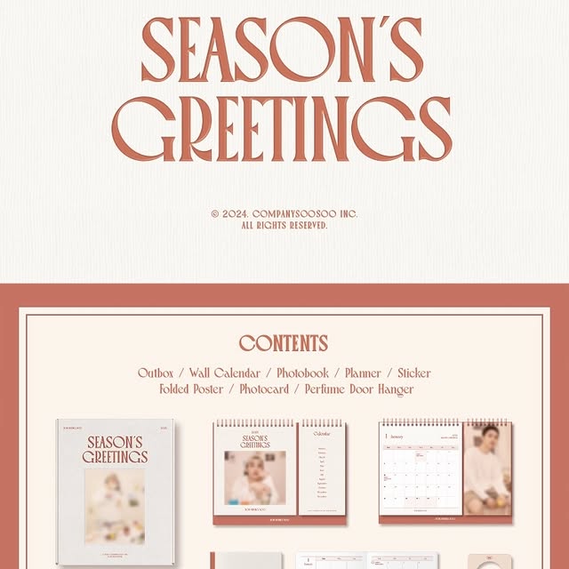 Kyungsoo’nun 2025 için Hazırladığı Seasons Greeting Ürünleri Satışa Çıkıyor