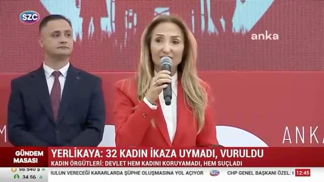 CHP Kadın Kolları Genel Başkanı Aylin Nazlıaka'dan İçişleri Bakanı'na Eleştiri