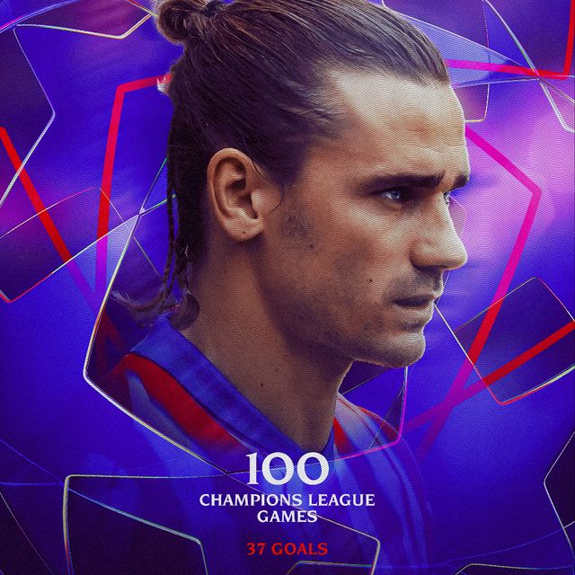 Antoine Griezmann'un Şampiyonlar Ligi Tarihindeki 100. Maçı