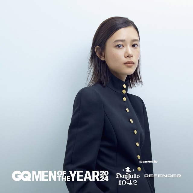 Ünlü Japon oyuncu 杉咲花, GQ MEN OF THE YEAR 2024'de 