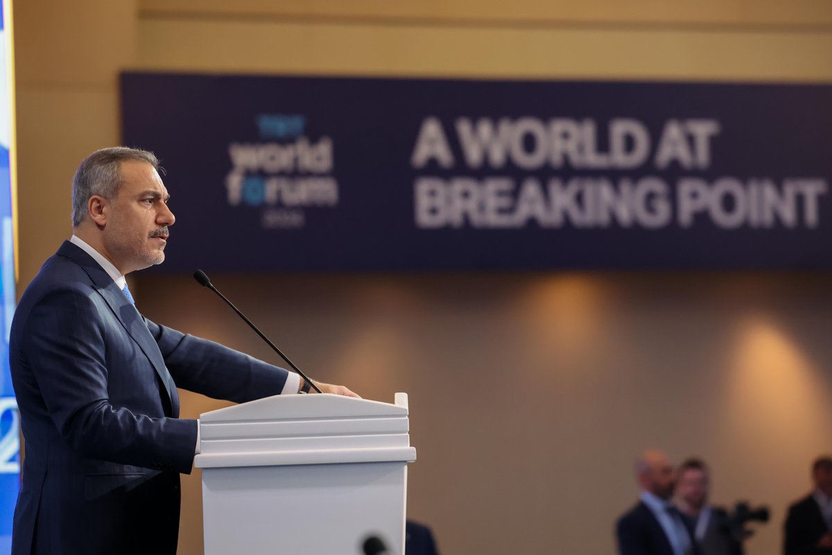 Türkiye Dışişleri Bakanı Hakan Fidan, TRT World Forum'a Teşekkür Etti