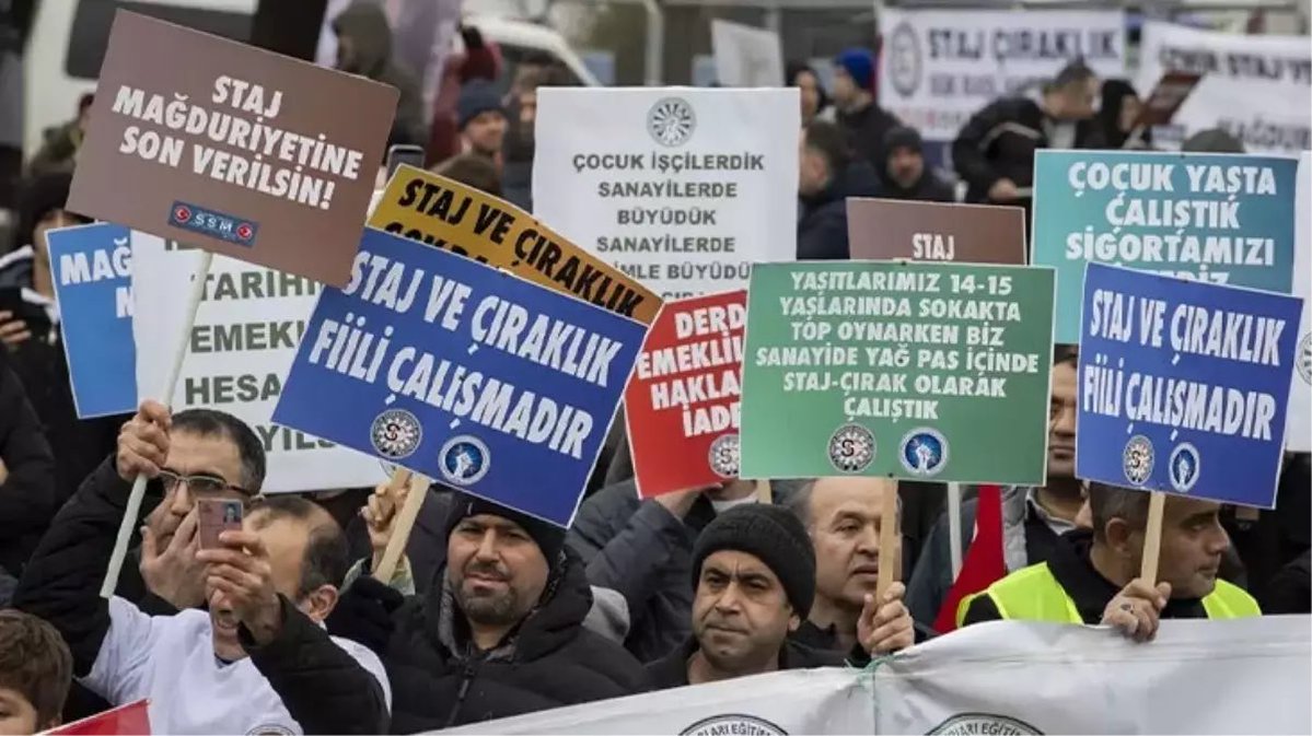 Staj ve Çıraklık Mağdurlarının Sosyal Güvenlik Talepleri