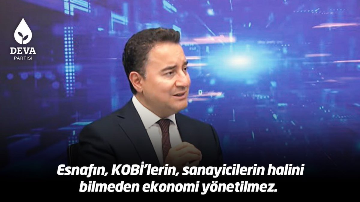 DEVA Partisi Genel Başkanı Ali Babacan Ekonomideki Sorunlara Dair Açıklamalarda Bulundu