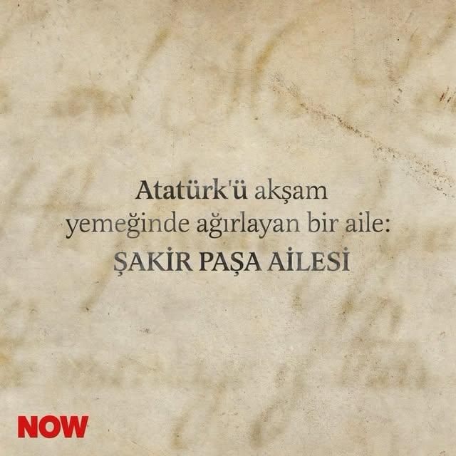 Şakir Paşa Ailesi'nin Tarihi Akşam Yemeği