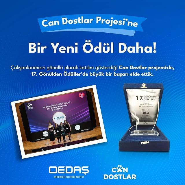 Can Dostlar Projesi Ödüle Layık Görüldü