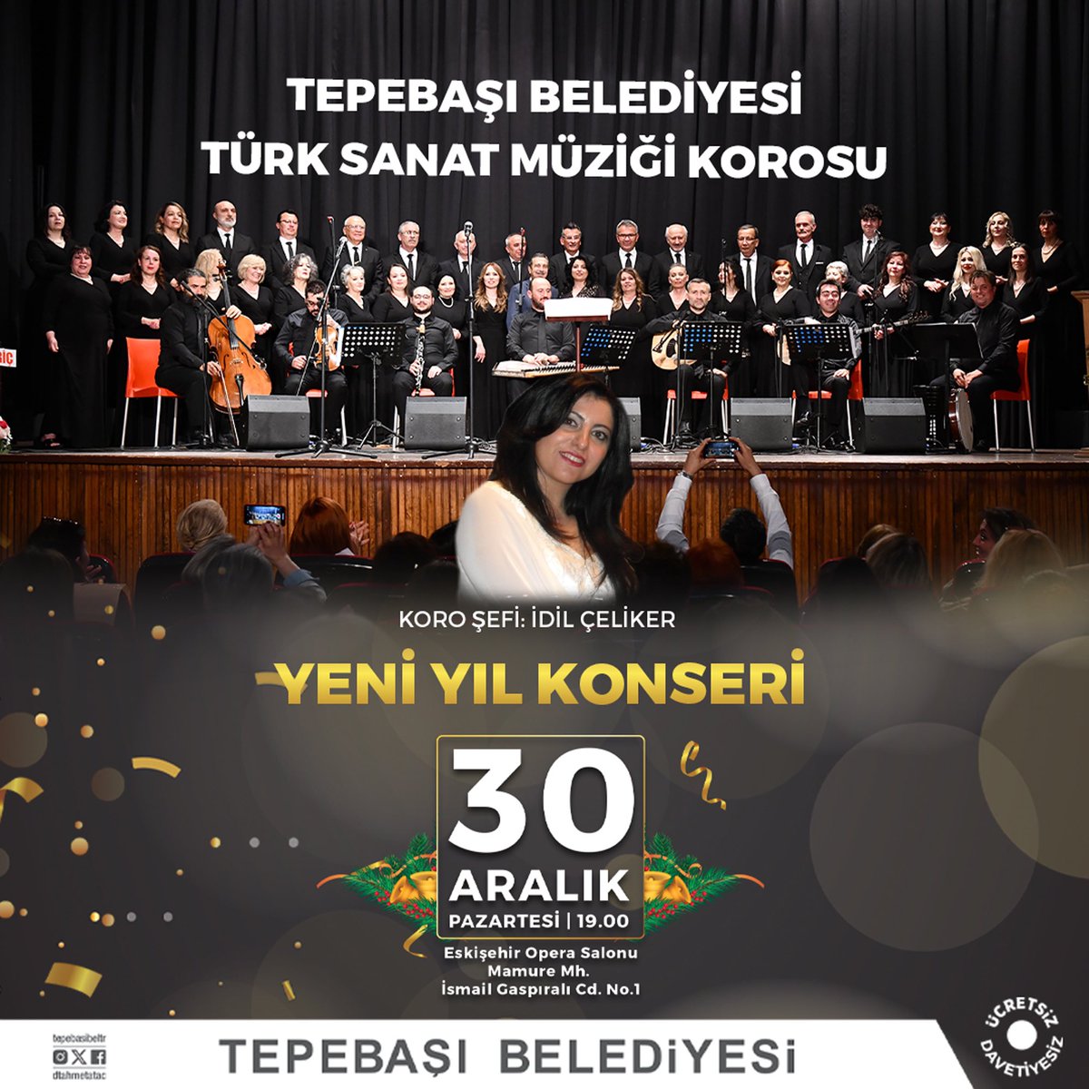 Tepebaşı Belediyesi, Yeni Yıl Konseri Düzenliyor