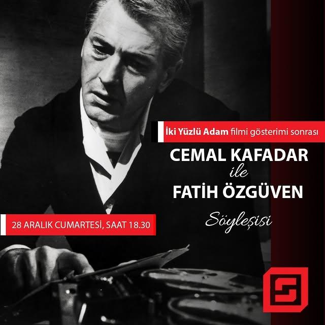 Cemal Kafadar ve Fatih Özgüven Sinematek'te Film Sohbetinde Buluşuyor