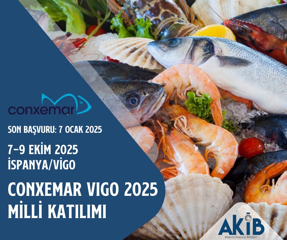 Conxemar Vigo 2025 Uluslararası Dondurulmuş Su Ürünleri Fuarı'nda Türkiye Milli Katılımı