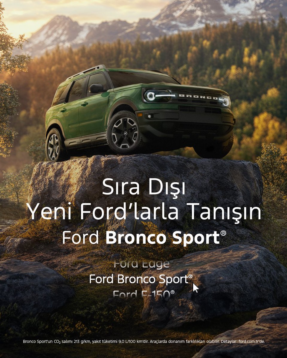 Ford Bronco Sport Satışa Sunuldu