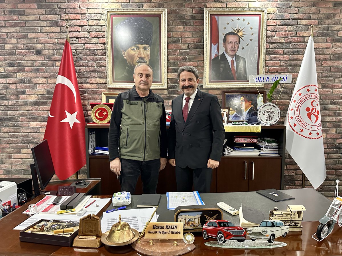 Eskişehir Orman Bölge Müdürü İsmail Çetin, Eskişehir Gençlik ve Spor İl Müdürlüğü’nü ziyaret etti