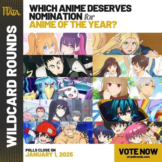 Anime Trending Awards için Oylama Başladı