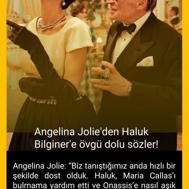 Angelina Jolie ve Haluk Bilginer'in İş Birliği