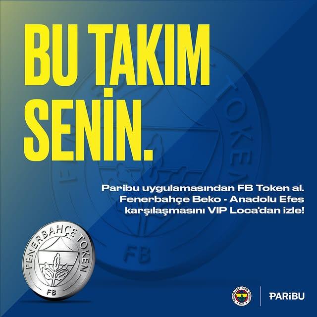 Fenerbahçe, Paribu Kullanıcılarına Özel Fırsat Sunuyor