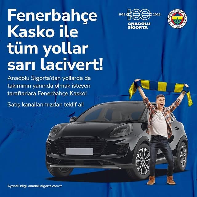 Fenerbahçe, Anadolu Sigorta İle Taraftarlarına Özel Kampanya Başlattı