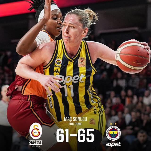 Fenerbahçe Opet, Galatasaray Çağdaş Faktoring'i 65-61 mağlup etti