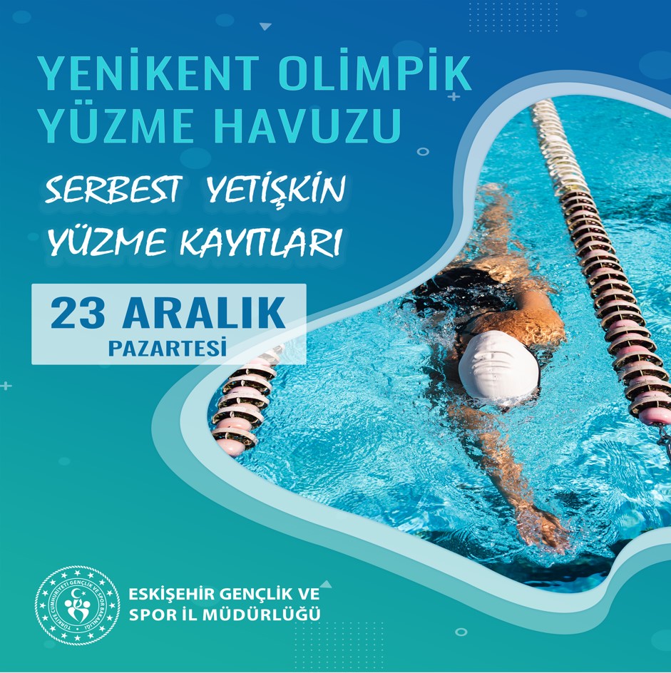 Yenikent Olimpik Yüzme Havuzu, Yetişkinler İçin Serbest Yüzme Kayıtlarını Almaya Başlıyor