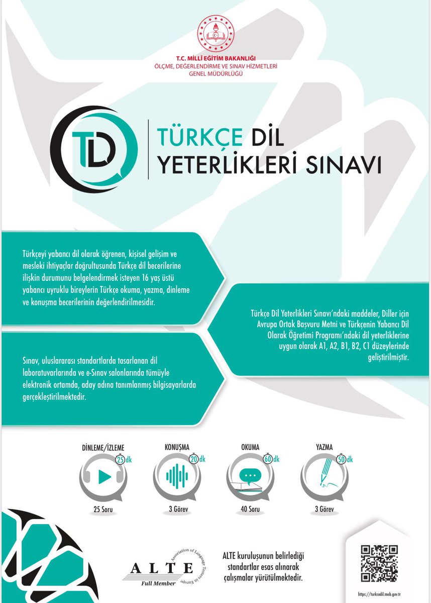 Türkçe Dil Yeterlikleri Sınavı, Uluslararası ALTE Q Mark Onayı Aldı