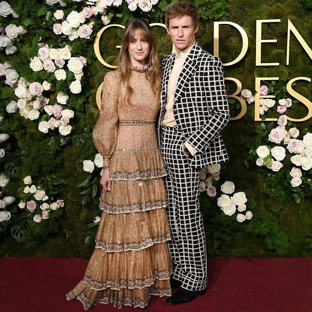 Eddie Redmayne ve Eşi Hannah Bagshawe Altın Küre Ödülleri'nde Göz Kamaştırdı