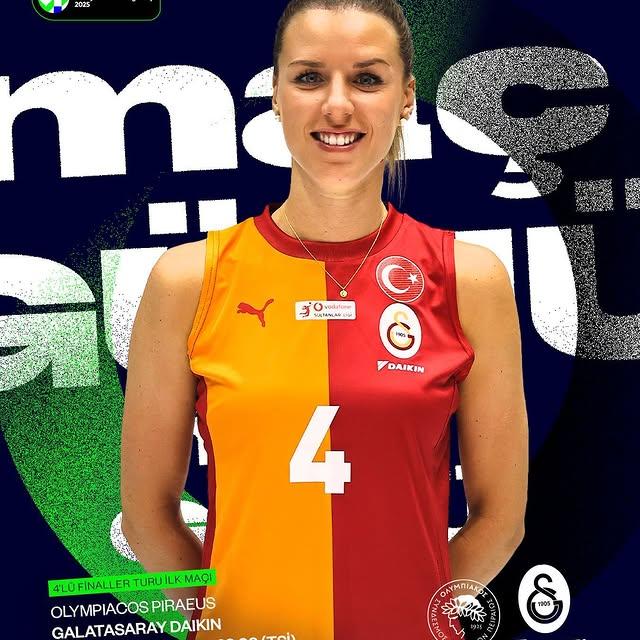 Galatasaray Daikin, CEV Challenge Cup'ta Olympiacos ile karşılaşacak