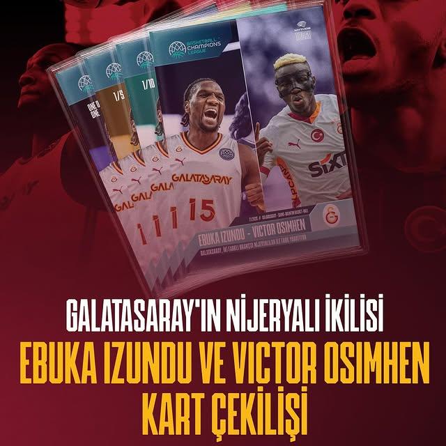 Galatasaray, Nijeryalı Oyuncularıyla Çekiliş Düzenliyor