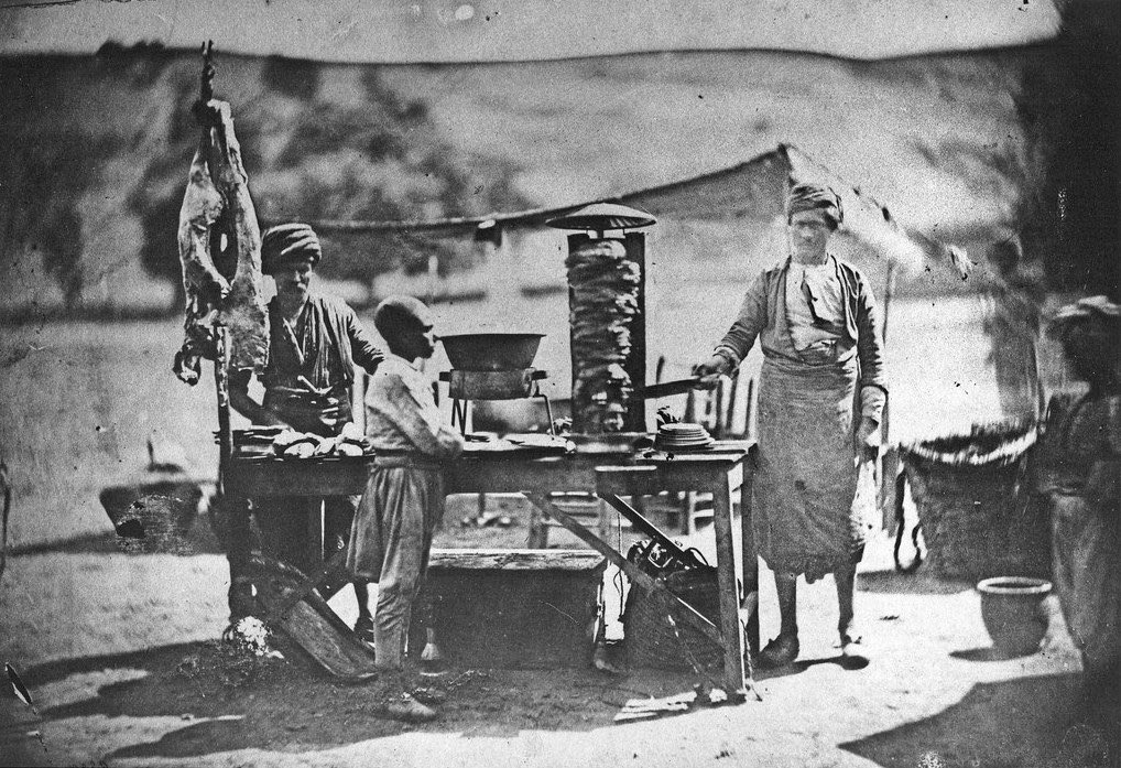 1855 yılında Osmanlı İmparatorluğu'nda döner kebabın ortaya çıkışı