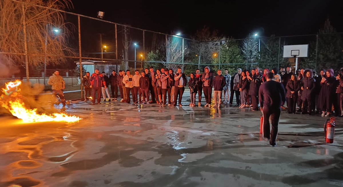 Afyonkarahisar'da Öğrencilere Afet Farkındalık Eğitimi Verildi