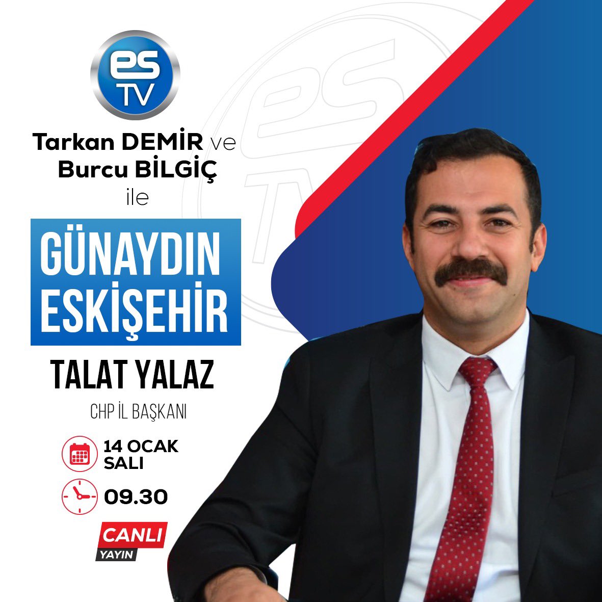 CHP Eskişehir İl Başkanı Av. Talat Yalaz, 