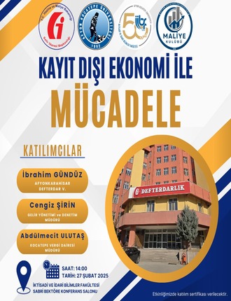 Afyon Kocatepe Üniversitesi'nde Kayıt Dışı Ekonomi ile Mücadele Toplantısı