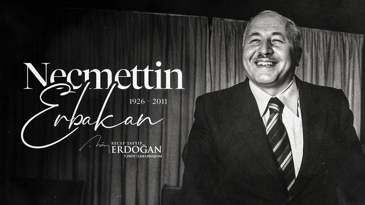 Recep Tayyip Erdoğan, Necmettin Erbakan'ı Rahmetle Yâd Etti