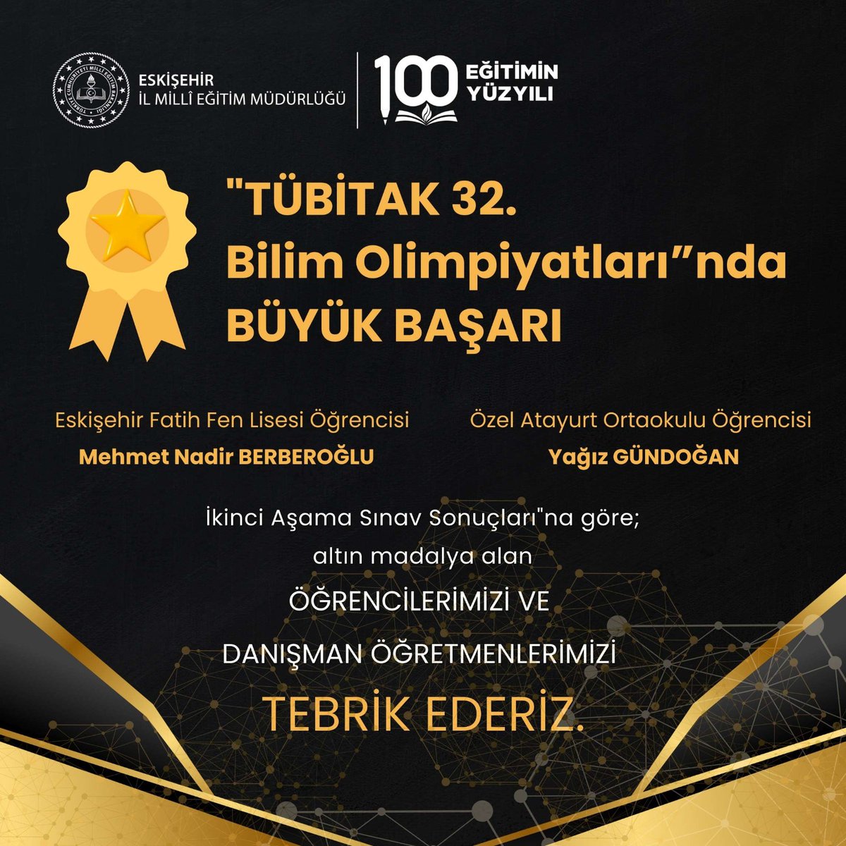  Eskişehir'in Bilim Olimpiyatlarındaki Başarısı 