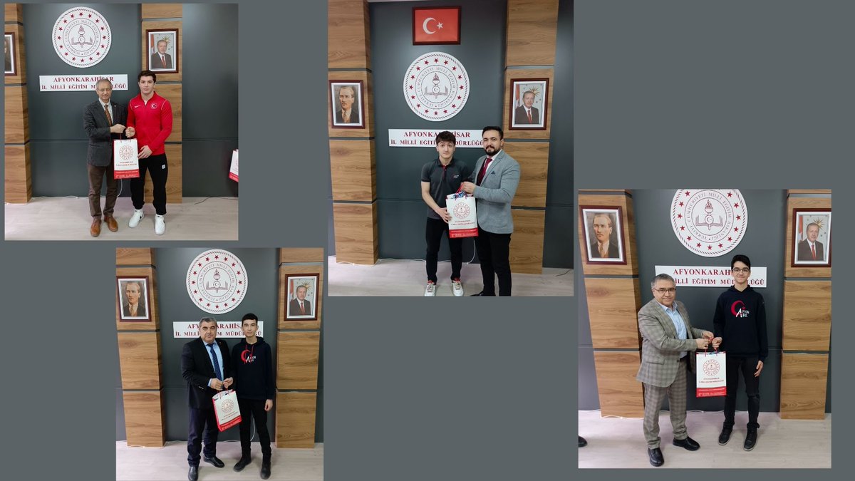 Afyonkarahisar İl Birincileri Milli Eğitim Müdürü ile Buluştu