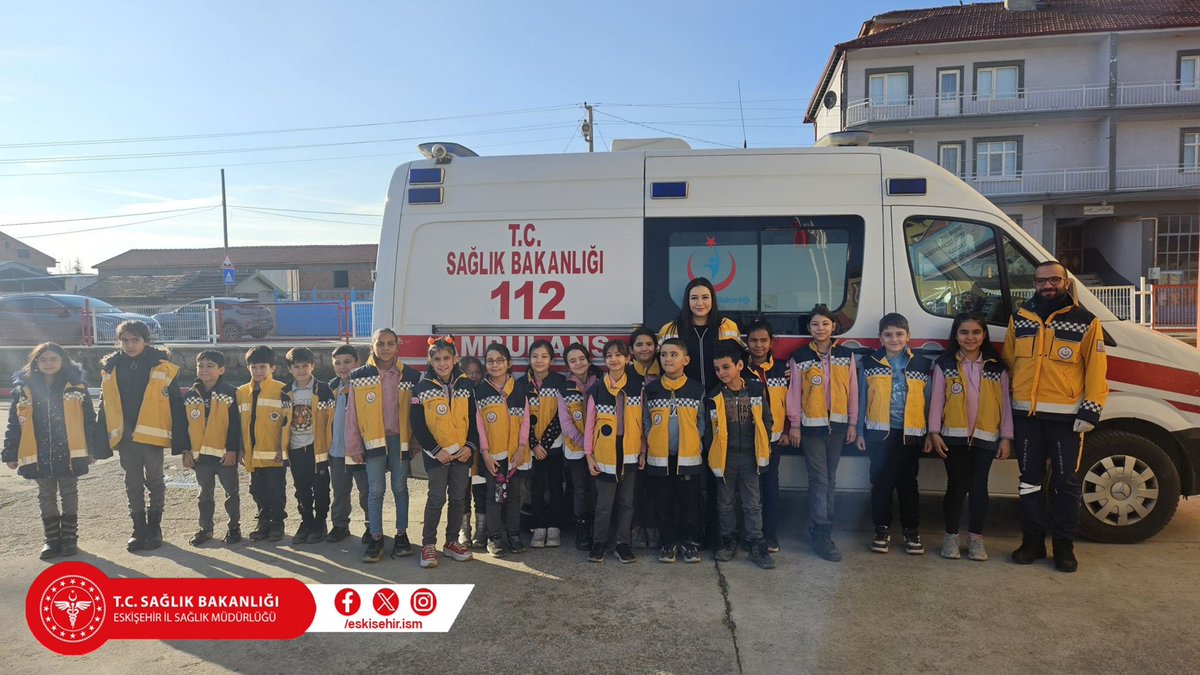 Eskişehir’de Öğrencilere Acil Durumlarda 112 Kullanımı Eğitimi Veriliyor