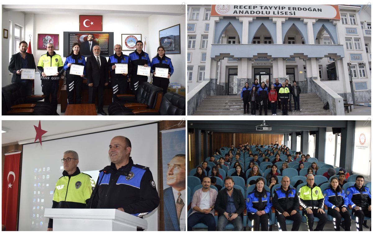 Afyonkarahisar'da Öğrencilere Polislik Mesleği ve Güvenlik Bilinci Semineri