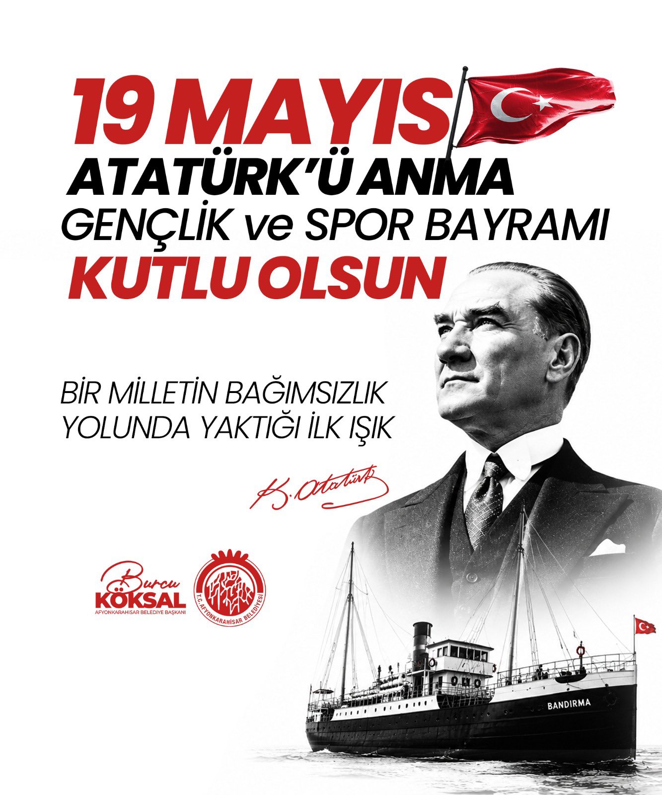 19 Mayıs Atatürk’ü Anma, Gençlik ve Spor Bayramı