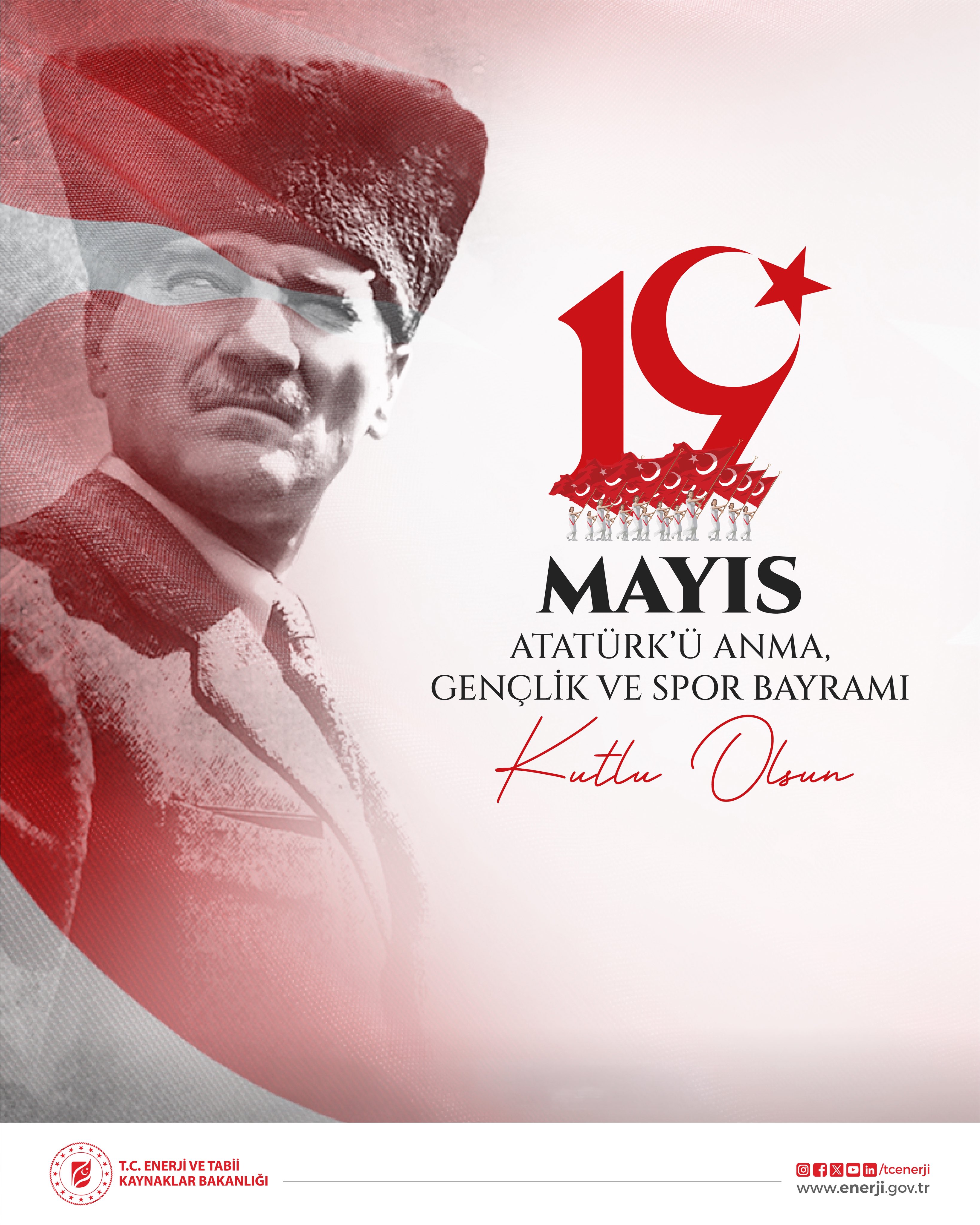 19 Mayıs Atatürk'ü Anma ve Gençlik Bayramı kutlandı