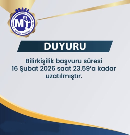 2025 Bilirkişilik Başvuru Süresi Uzatıldı