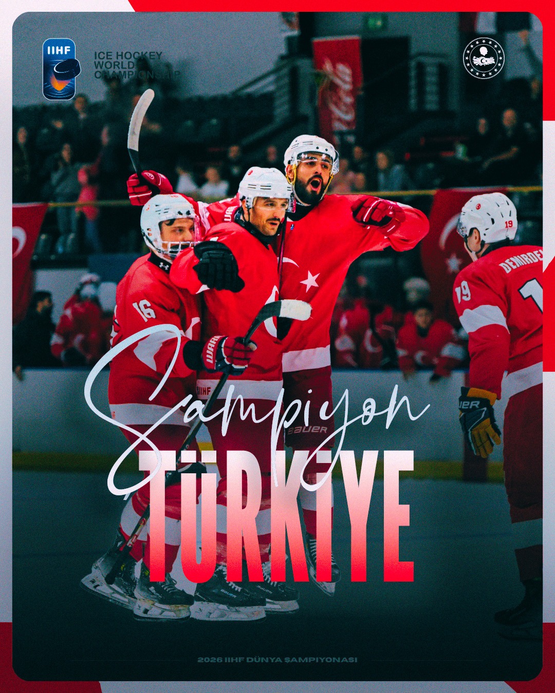 2026 IIHF Dünya Şampiyonası'nda Altın Madalya Kazanıldı