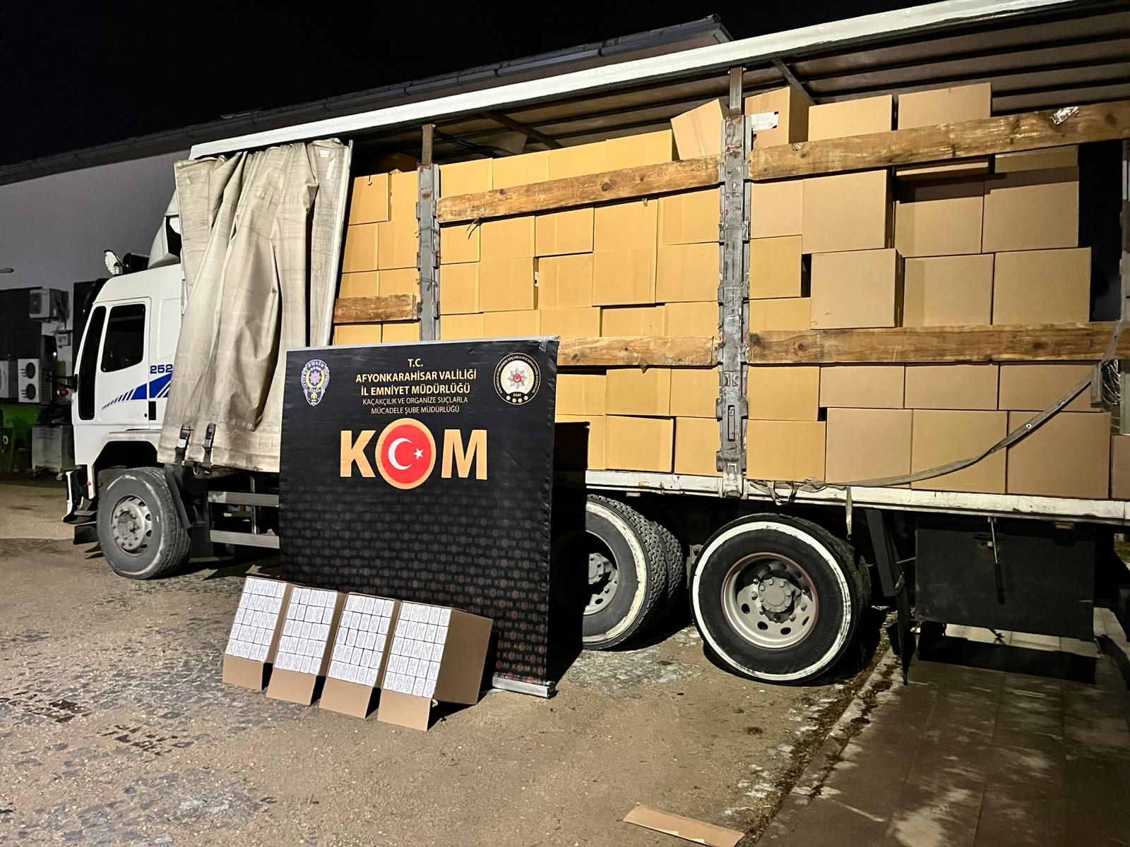 6 Milyon 190 Bin Sahte Bandrollü Makaron Ele Geçirildi